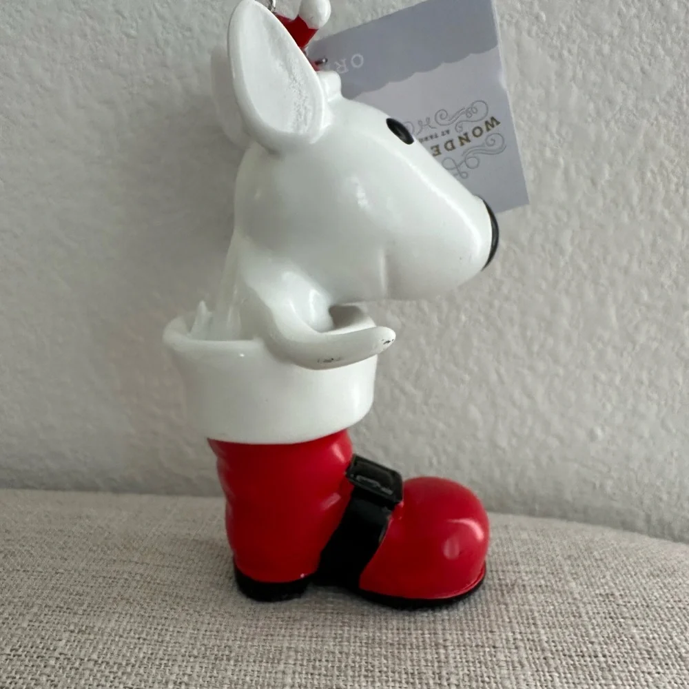2024 NWT Target bullseye dog Christmas holiday ornament